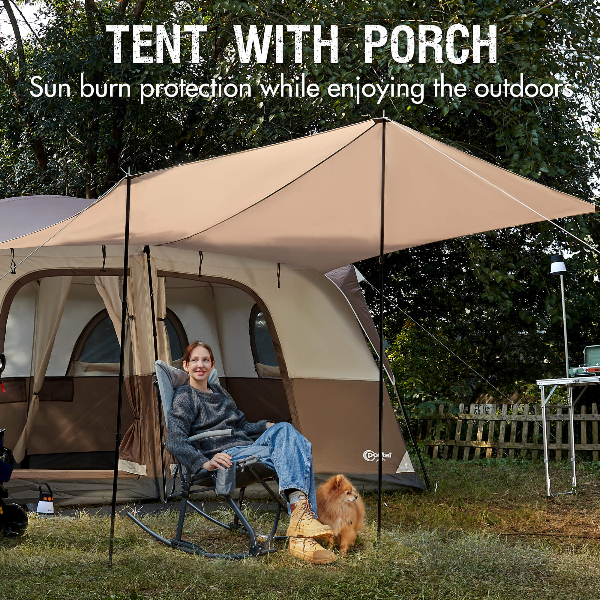 10 Person Family Cabin Tent With Porch - Portal Outdoors
